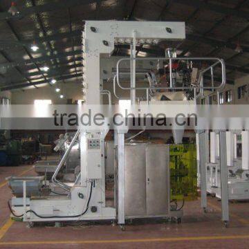 Z style vertical bucket conveyor for packing machine