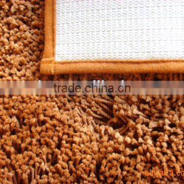 microfiber tufting chenille shaggy showroom decoration