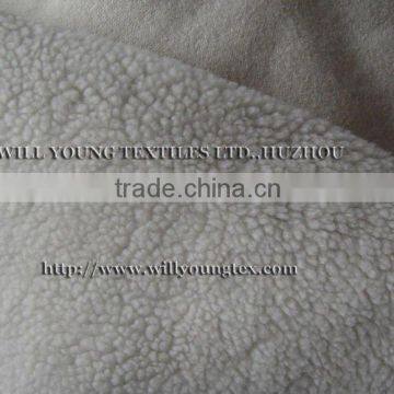 Polyester sherpa fabric