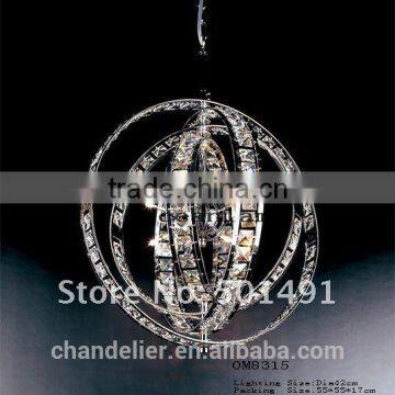 Crystal Led Chandelier Birdcages Chanderlier Cotemporary Light Fixture OM8318 photo-4