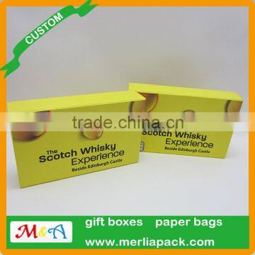 limited collections whisky box VIP voucher card cardboard collapsible box