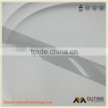 Silver PU Segmental Heat Transfer Vinyl Reflective Tape,Waterproof,Flexible,Hologram Flock Heat Press Vinyl Film