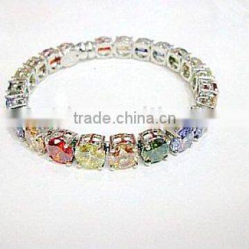 fashion bracelet/platinum plating/zircon jewelry