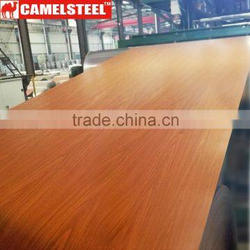 Best sales quality wood pattern ppgi coils decorative roofing steel sheets