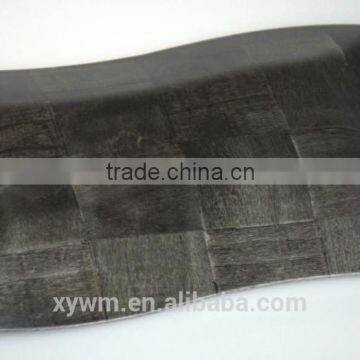 Black Woven Wooden Serving Tray and Plate photo-6