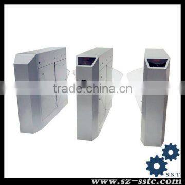 High speed retractable flap turnstile gate access control security system