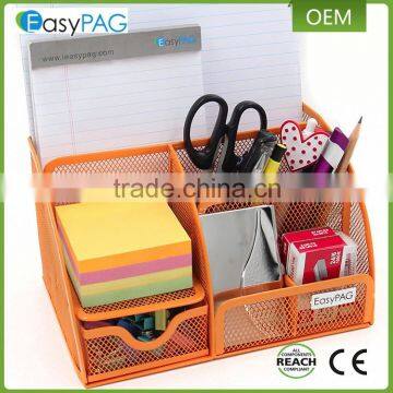 Magnetic metal wire mesh office desk organizer office supplies