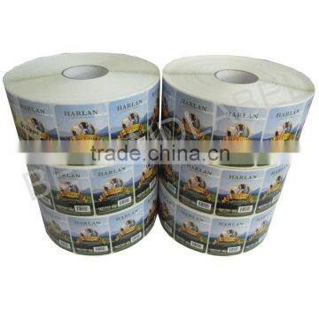 Cutting die glossy Material film label