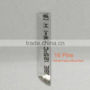 16 Pins White Cheap Price Microblading Needle