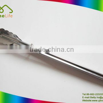 Hot sale High quality stainless steel long kitchen tongs, food tongs, bread tongs