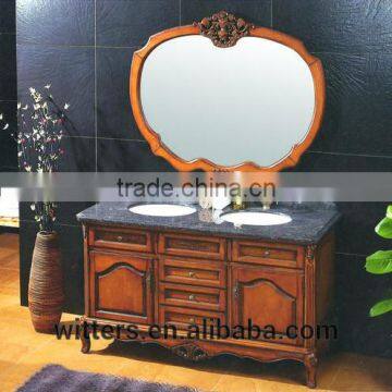WTS-1155JO Royal Antique No Include Faucet and Yes Include Mirror floor mdf bathroom cabinet