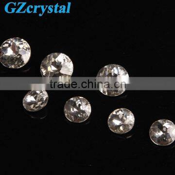 Round shape transparent loose gemstone bead