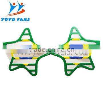 brazil flag glasses with led WITH CE CERTIFICATE