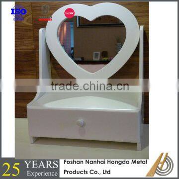 White MDF Wooden home goods mirrors for makeup