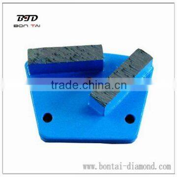 2 Seg Trapezoid Grinding Wing Diamond Concrete Floor Shoes for Floor Prep & Polish photo-6