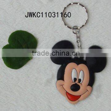 customize mickey minnie mouse 3d plastic keychain