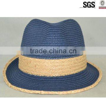 summer contrast paper straw hat