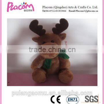 Hot-selling Cute Plush Reindeer Toys in New Design for Xmas