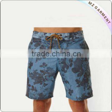 Floral patchwork mens designer swim shorts