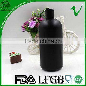 HDPE empty boston round 1L plastic lotion bottle with disc cap