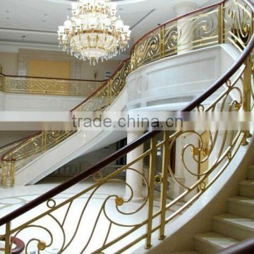 wrought iron stair handrail