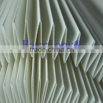 Water-oil repellent Spunbonded Polyester air filter material