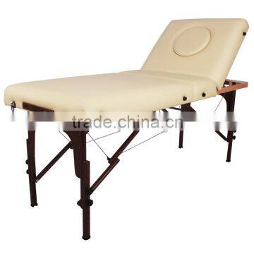 BonnieBeauty Beige Three Folding Beauty Massage Bed Made in China photo-2