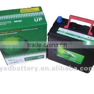 Lead acid japan standard mf auto battery 55D26