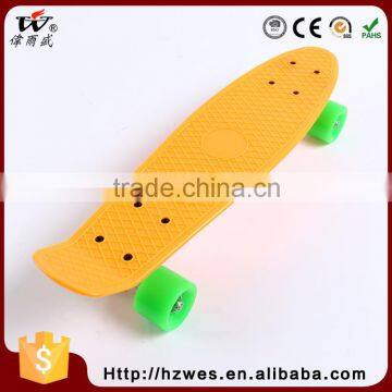 Aluminum Base ABS Deck Material OEM Fish Shape Skateboard