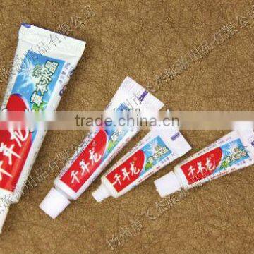 high level brand hotel disposable toothpaste,travel toothpaste