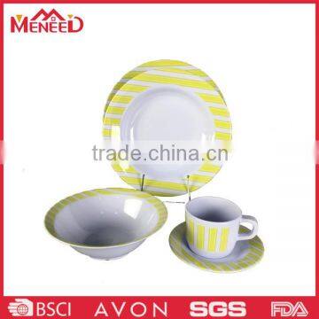 Melamine custom logo brilliant western dinnerware sets