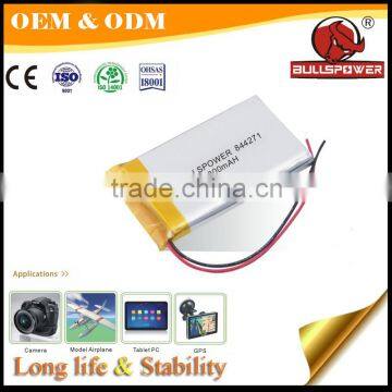 New design flat lithium polymer battery 3.7v 3000mah 11.1wh for quad core smartphone