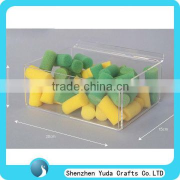 clear acrylic slatwall display tray manufacture wholesale candy organizer tray