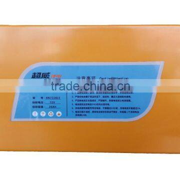 Chilwee Brand Lithium Battery for Electric Bike, 72V 20Ah