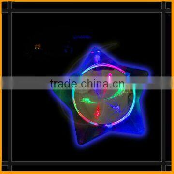 Star space flashing tunnel necklace