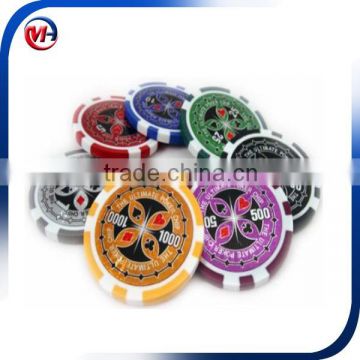 wholesale customizd poker chips/11g 12g 14g clay poker chips