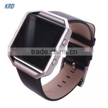 Superior Luxury Genuine Leather Watch Band Wrist Strap For Fitbit Blaze Smart Watch photo-3