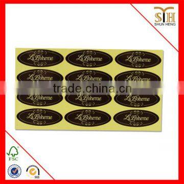 Factory sale customized paper sticker