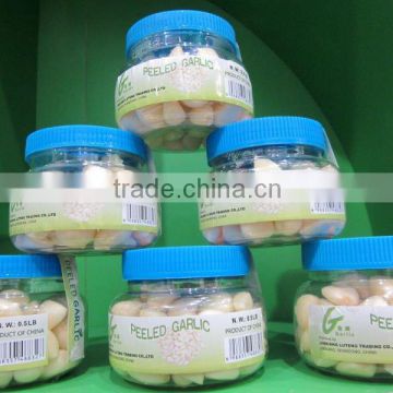 Peeled Garlic Packed in Kinds of Jar