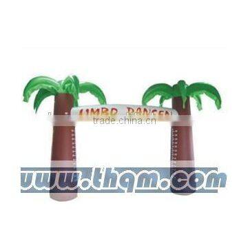 The inflatable arches like coconut tree