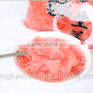 Russia market sweet taste best sales quality pink sushi ginger marinated