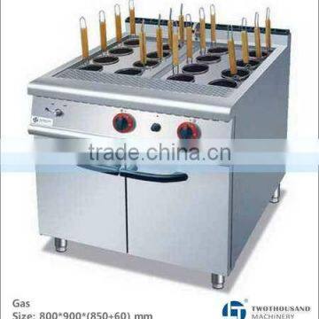 Gas Pasta Cooker with Cabinet - 16 Baskets, 80523BTU, 100KG, TT-WE151C