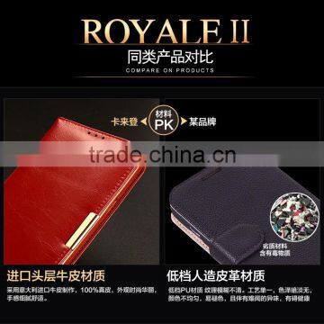 KALAIDENG Royale II Series Genuine Leather Case Magnetic Cover for Samsung Galaxy S6 Edge Plus photo-4