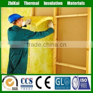 Non-combustibility glass wool panel for interior wall