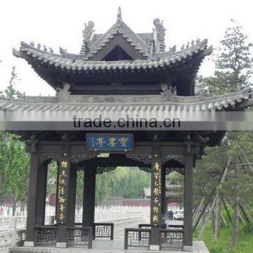 Chinese style Chinese pavilion roof unglazed tiles