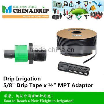 Drip Irrigation 5/8" Drip Tape x1/2" MPT Adaptor