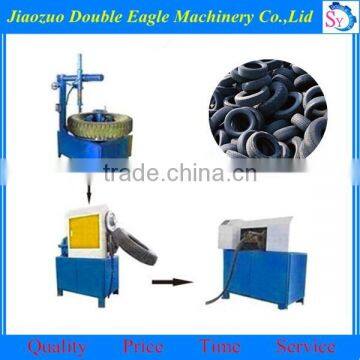 rubber strip cutting machine/waste tire strip cutter/scrap tire recycling machine