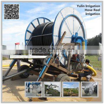 Newly Retractable Spray Water Mobile Farm Hose Reel Irrigation System With Free Design photo-5