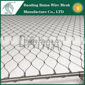 China suppliers 304 stainless steel wire mesh/ aviary mesh/stainless steel rope mesh