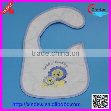 cotton fastener bib